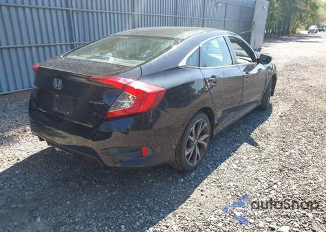 2019 Honda Civic Sport z USA, uszkodzony, nr VIN 2HGFC2F87KH516995